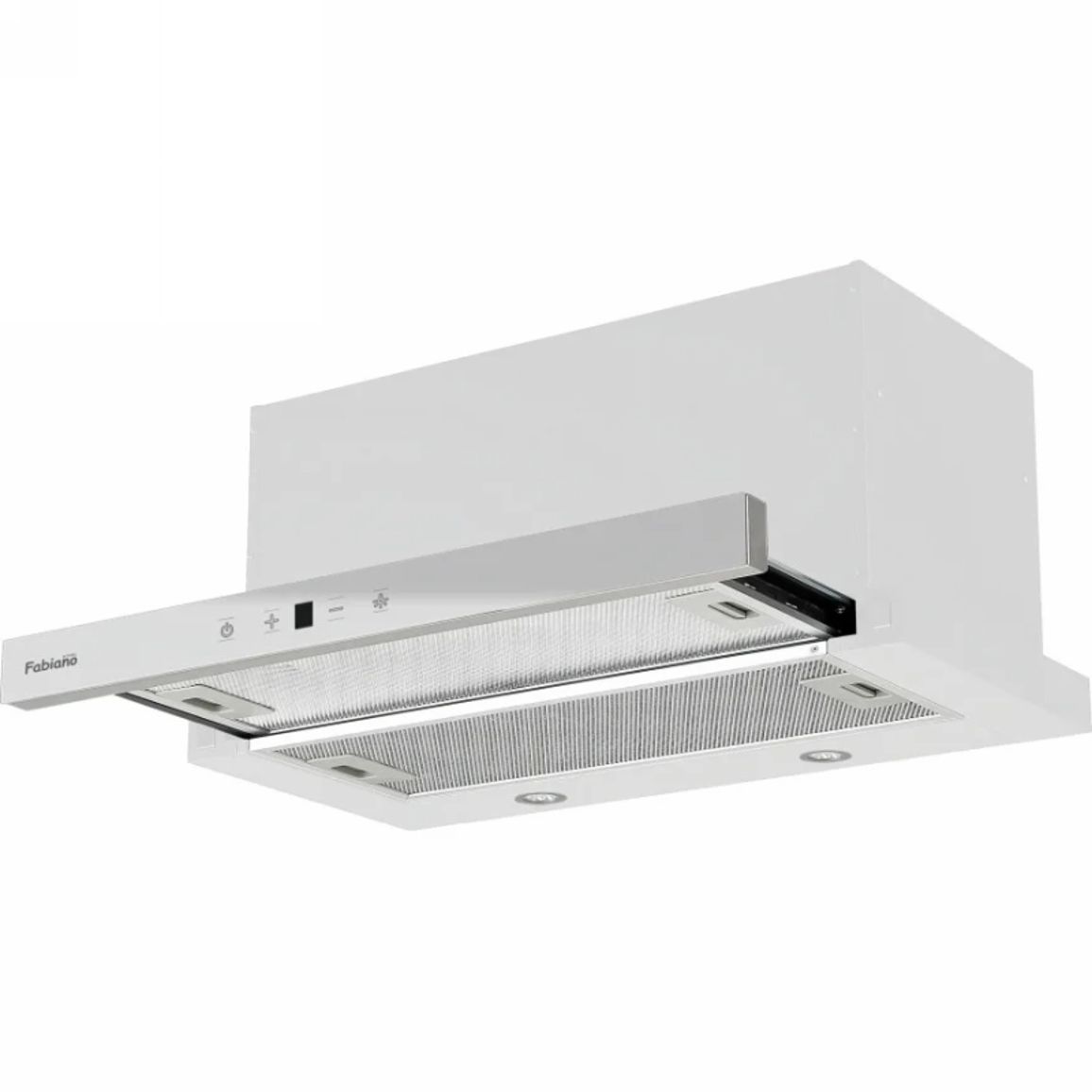 Вытяжка телескопическая Smart 60 Lux White Glass Fabiano Вытяжка телескопическая Smart 60 Lux White Glass Fabiano