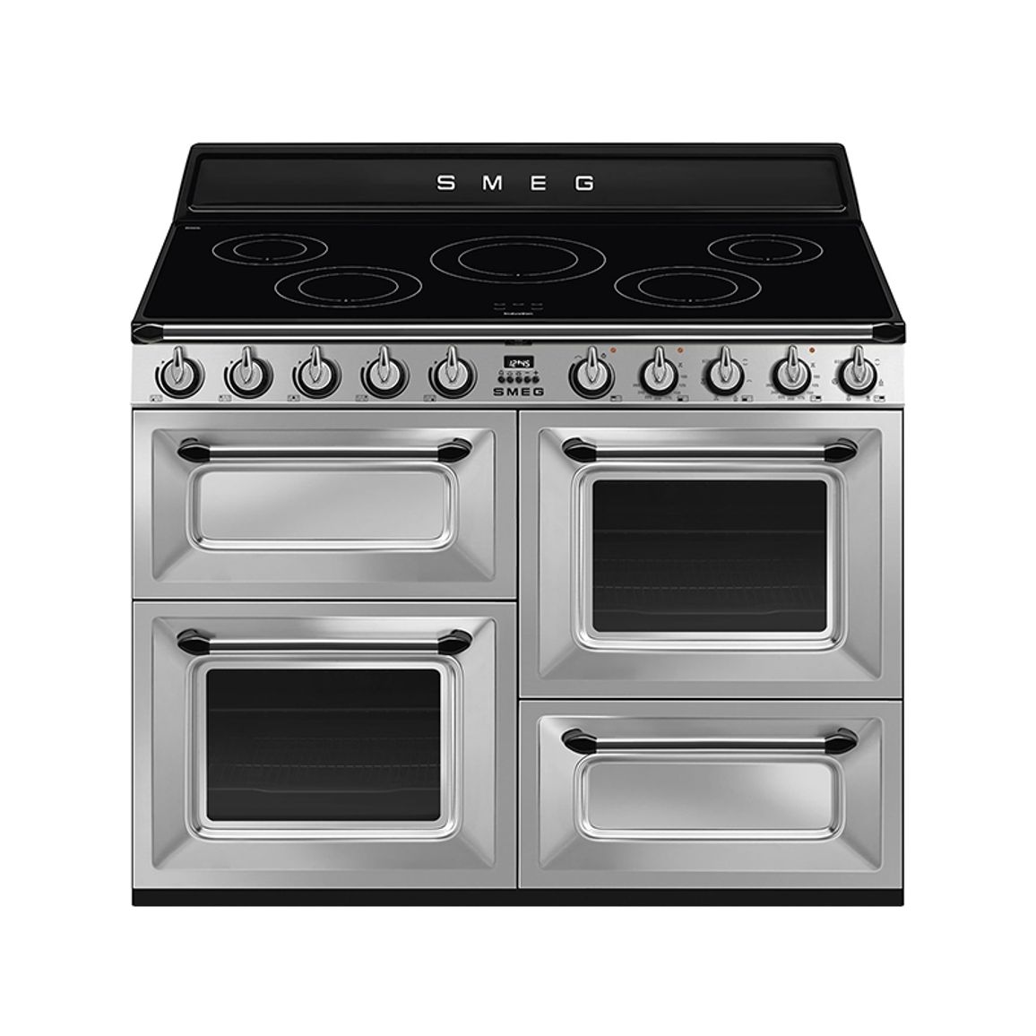 Варильний центр електричний TR4110IX2 SMEG Варильний центр електричний TR4110IX2 SMEG