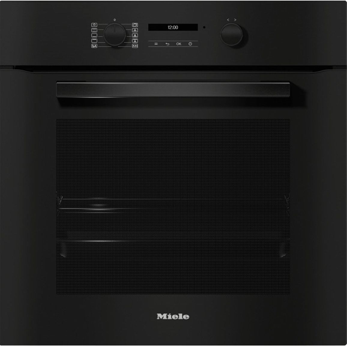 Встраиваемый духовой шкаф 60 см H 2861 B черный обсидиан Miele Встраиваемый духовой шкаф 60 см H 2861 B черный обсидиан Miele