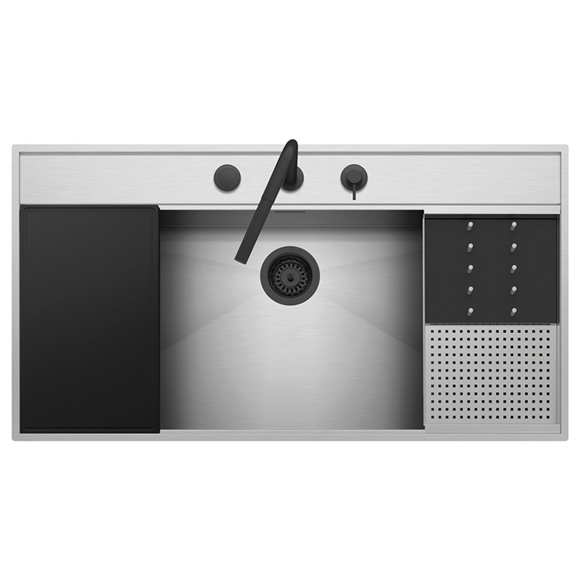 Мийка нерж. сталь FLEXI COMBI 105х56см 1LFX101NK Barazza Мийка нерж. сталь FLEXI COMBI 105х56см 1LFX101NK Barazza