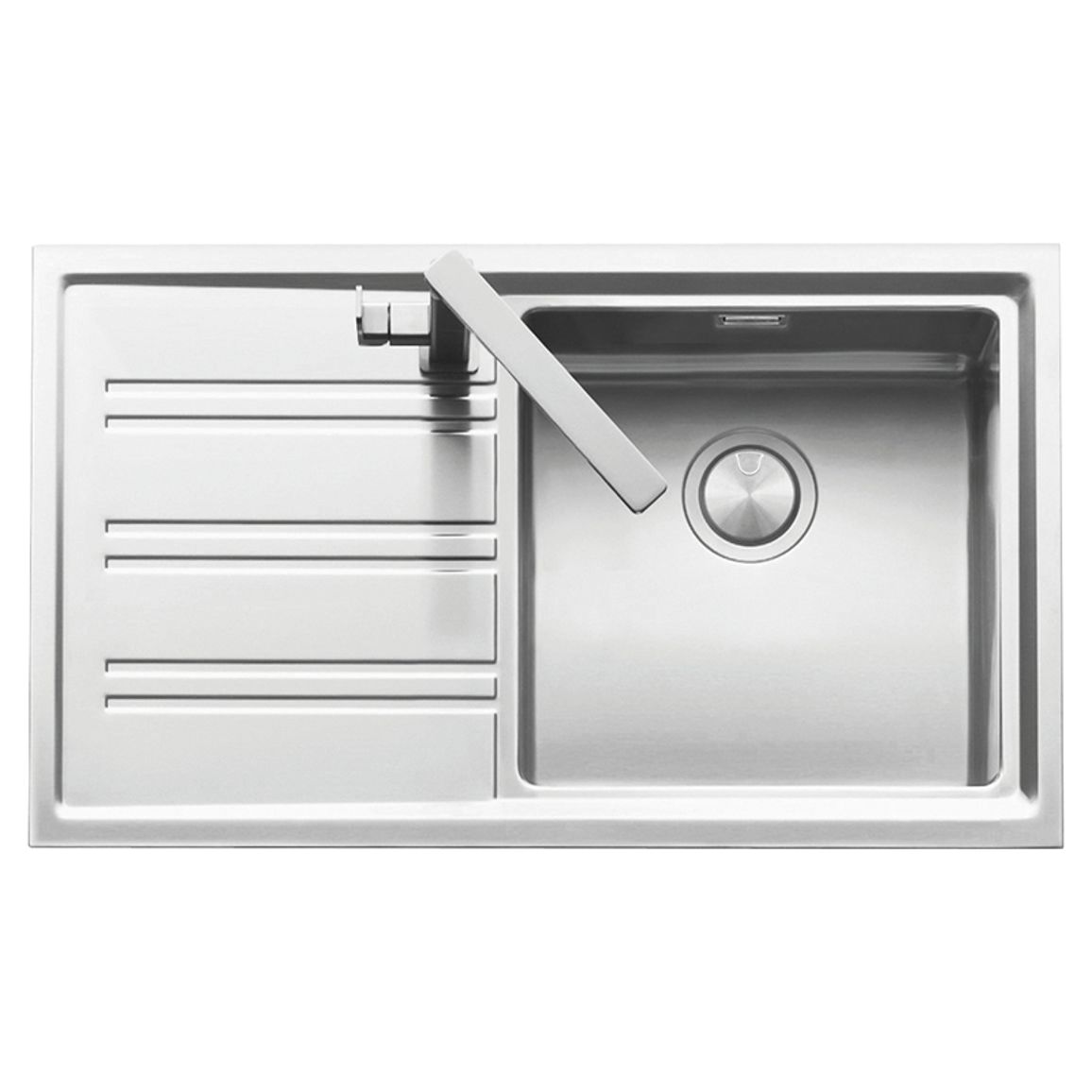 Мийка нерж. сталь EASY 86x51см 1LES91PS Barazza Мийка нерж. сталь EASY 86x51см 1LES91PS Barazza