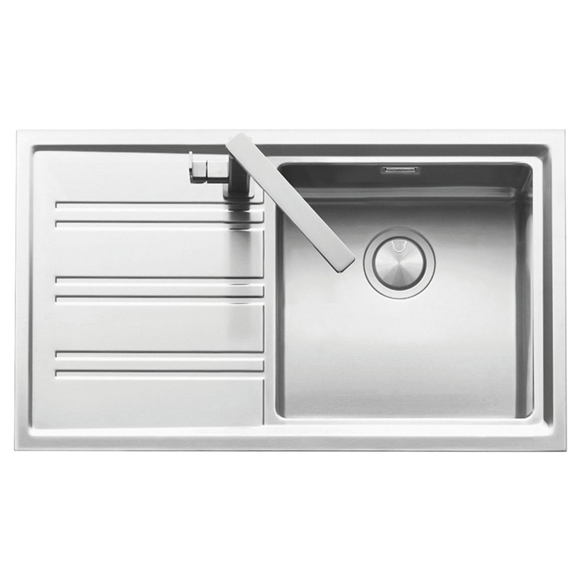 Мийка нерж. сталь EASY 86x50см 1LES91RS Barazza Мийка нерж. сталь EASY 86x50см 1LES91RS Barazza