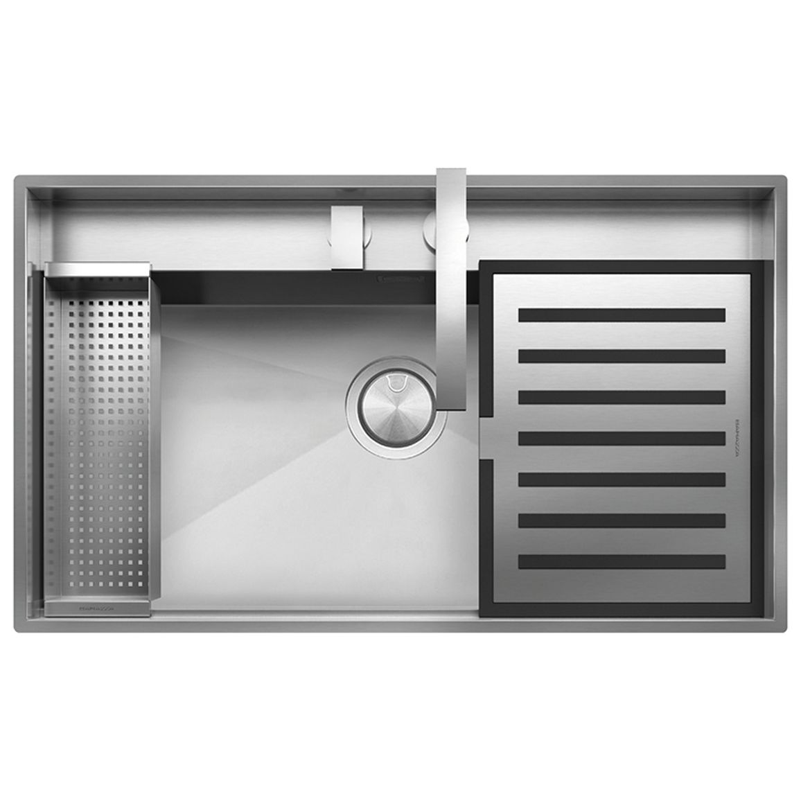 Мойка нерж. сталь LAB с набором аксессуаров 86x51см 1LLB91K Barazza