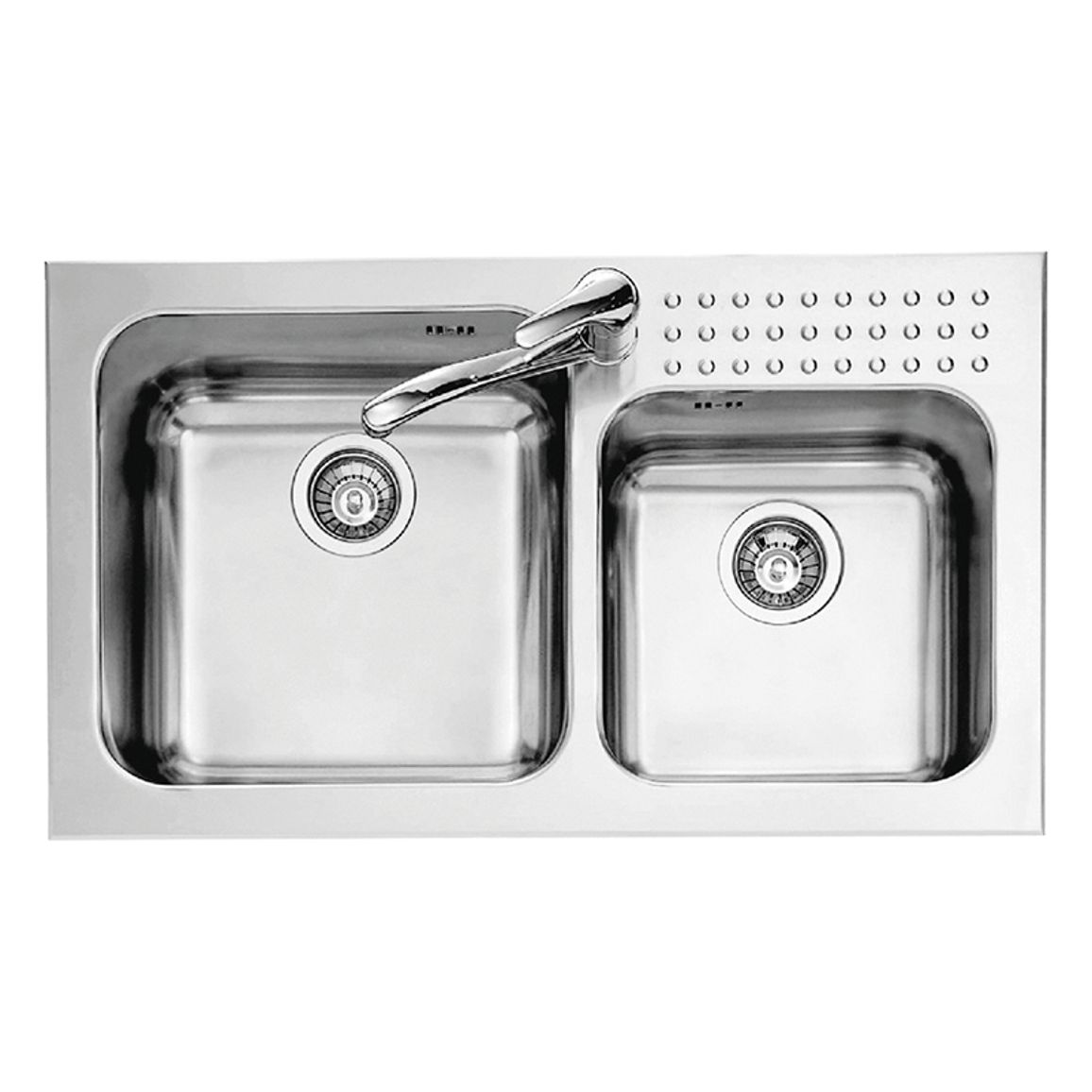 Мойка нерж. сталь SELECT с двумя чашами 86x50см 1IS9060/2 Barazza Мойка нерж. сталь SELECT с двумя чашами 86x50см 1IS9060/2 Barazza