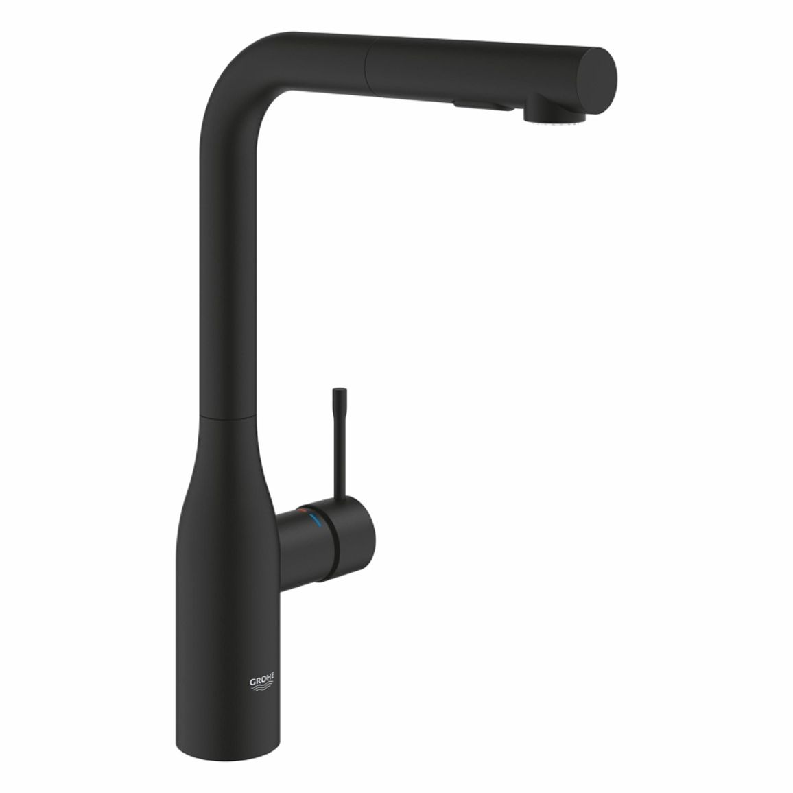 Смеситель Accent, черный фантомный Grohe (30432KF0) Смеситель Accent, черный фантомный Grohe (30432KF0)