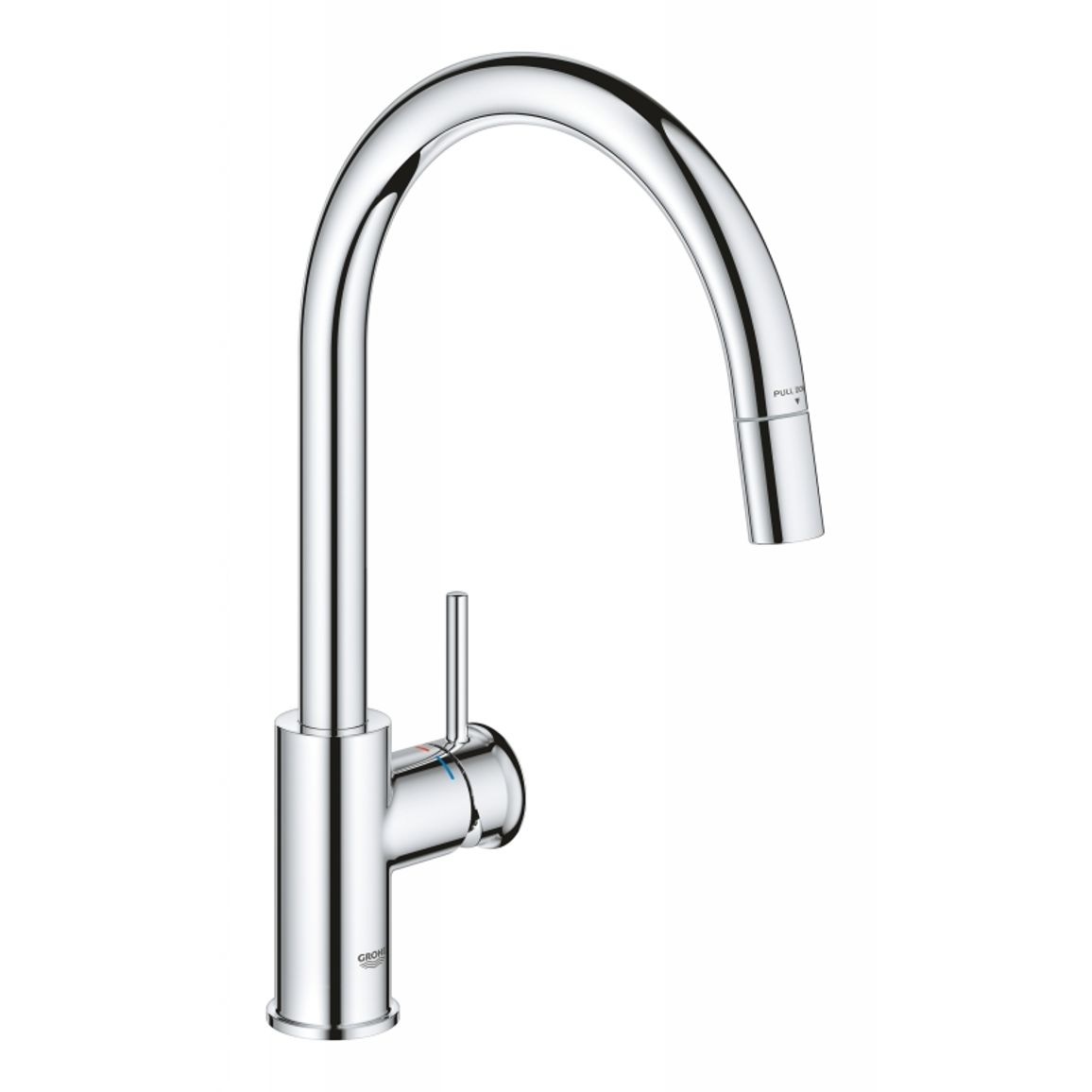 Смеситель BauClassic, хром Grohe (30573000) Смеситель BauClassic, хром Grohe (30573000)