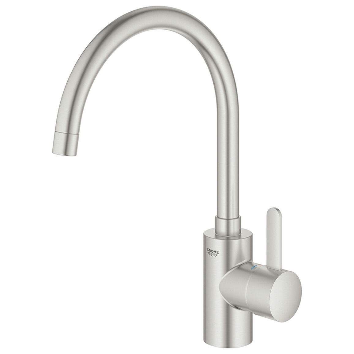 Змішувач Via Cosmo, супер сталь Grohe (30431DC0) Змішувач Via Cosmo, супер сталь Grohe (30431DC0)