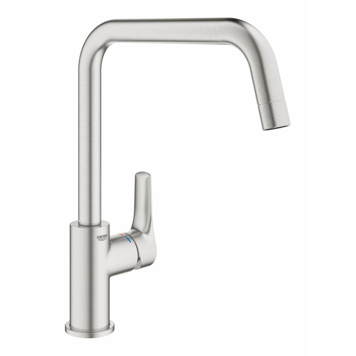 Смеситель Via, супер сталь Grohe (30568DC0) Смеситель Via, супер сталь Grohe (30568DC0)
