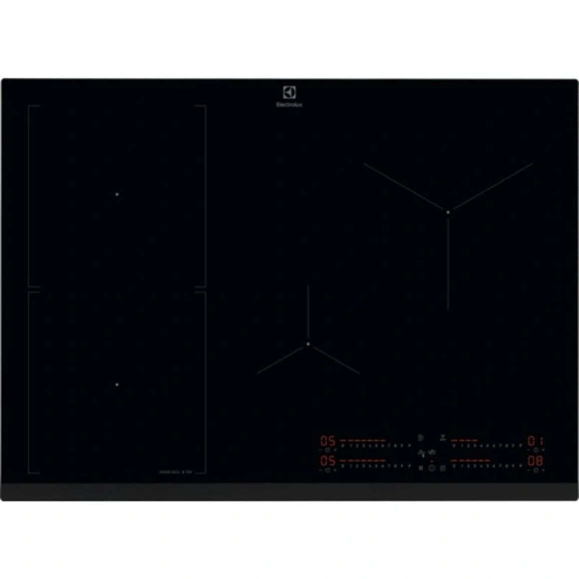 Варочная поверхность индукционная EIS77453 (71см) Hob2Hood черный Electrolux Варочная поверхность индукционная EIS77453 (71см) Hob2Hood черный Electrolux