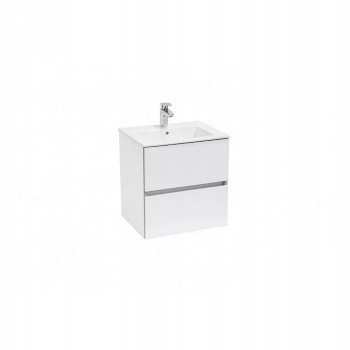 Тумба з умивальником Cube 65 см, білий Roca (A85119B806)