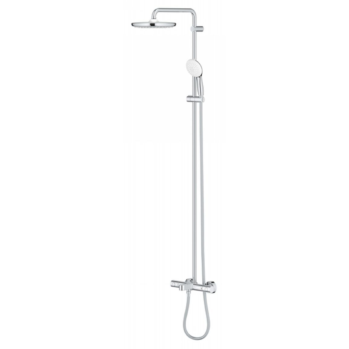 Душевая система с термостатом Tempesta 250 shower system THM bath 9,5l, хром Grohe (26672001) Душевая система с термостатом Tempesta 250 shower system THM bath 9,5l, хром Grohe (26672001)