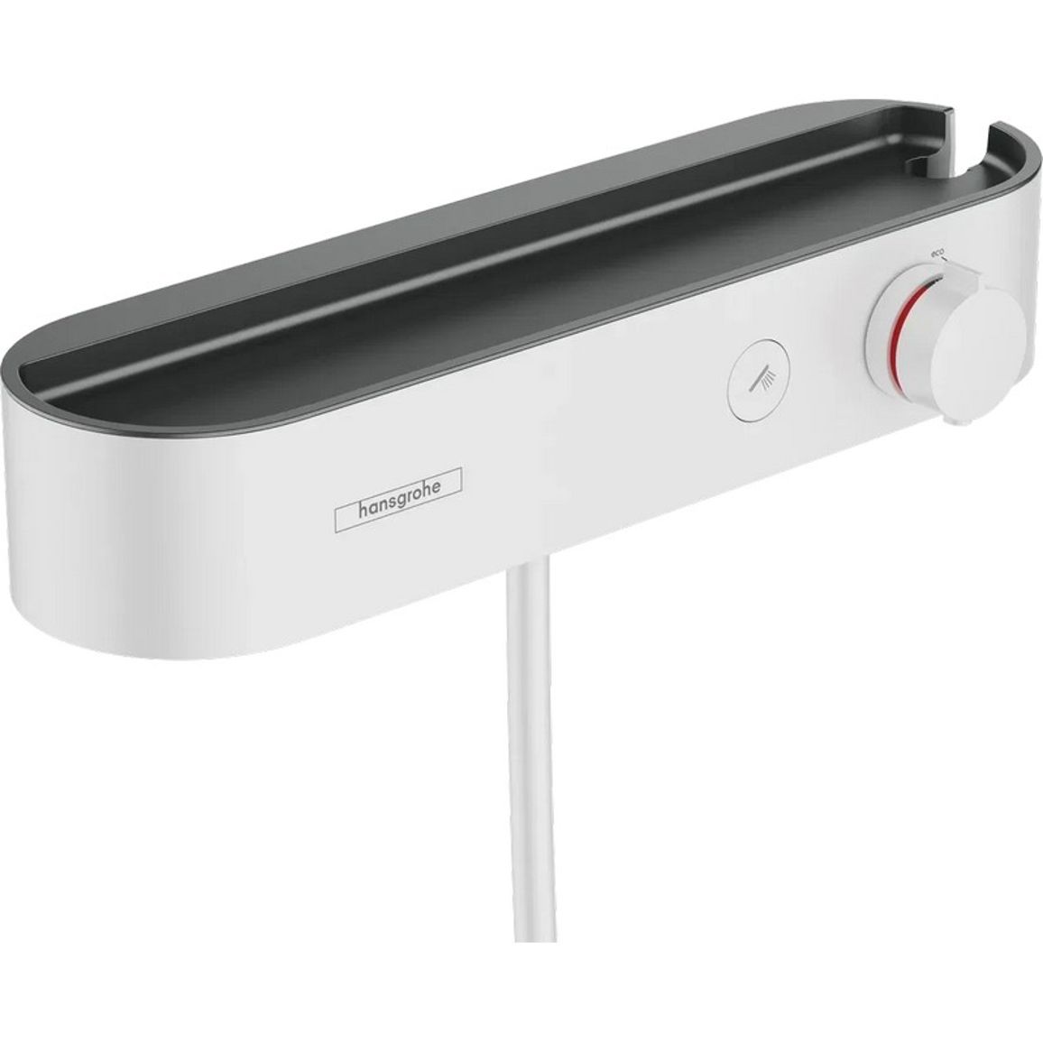 Термостат для душу ShowerTablet Select 412 мм, Matt White Hansgrohe (24360700) Термостат для душу ShowerTablet Select 412 мм, Matt White Hansgrohe (24360700)