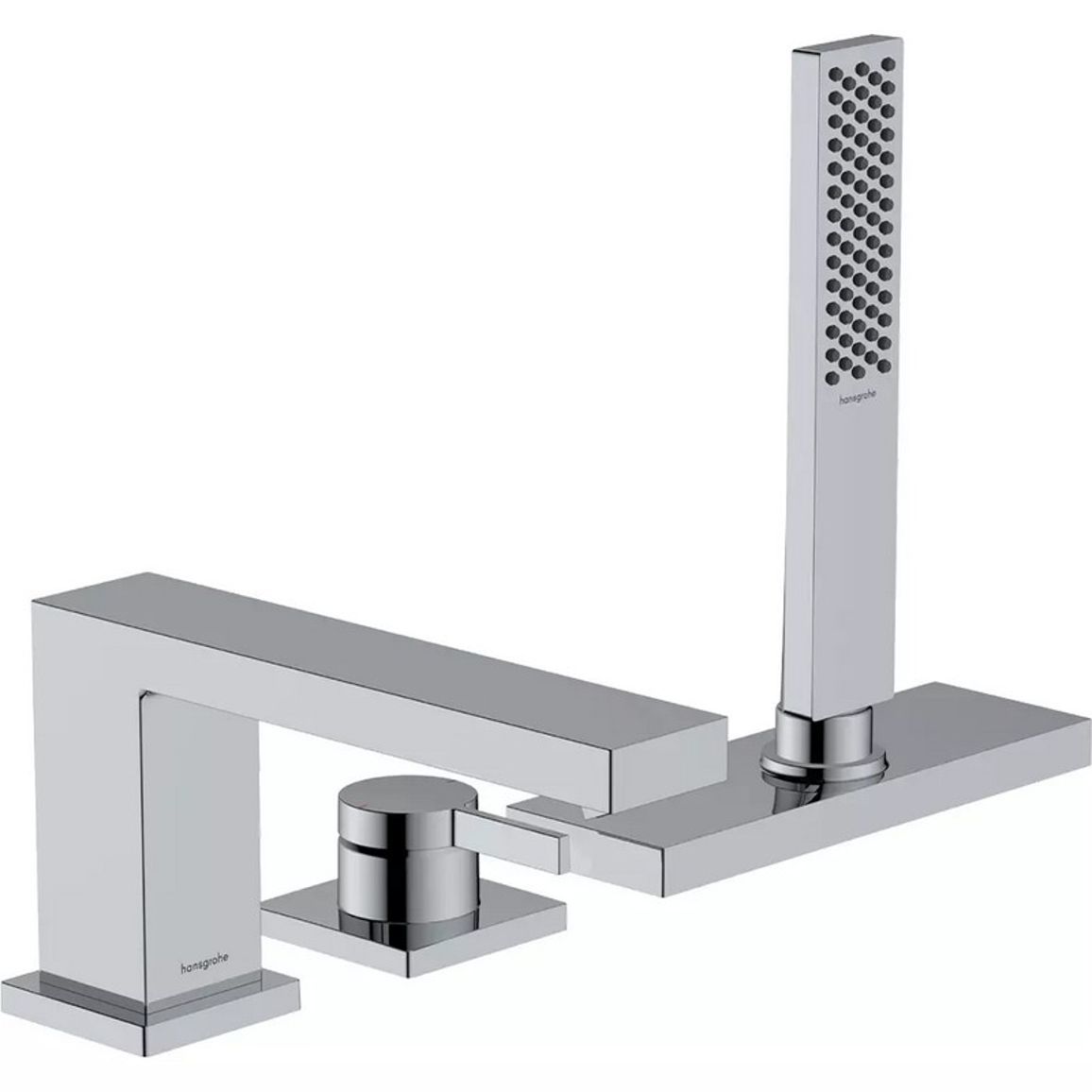 Смеситель на край ванны Tecturis E врезной на 3 отверстия из sBox Chrome Hansgrohe (73443000) Смеситель на край ванны Tecturis E врезной на 3 отверстия из sBox Chrome Hansgrohe (73443000)