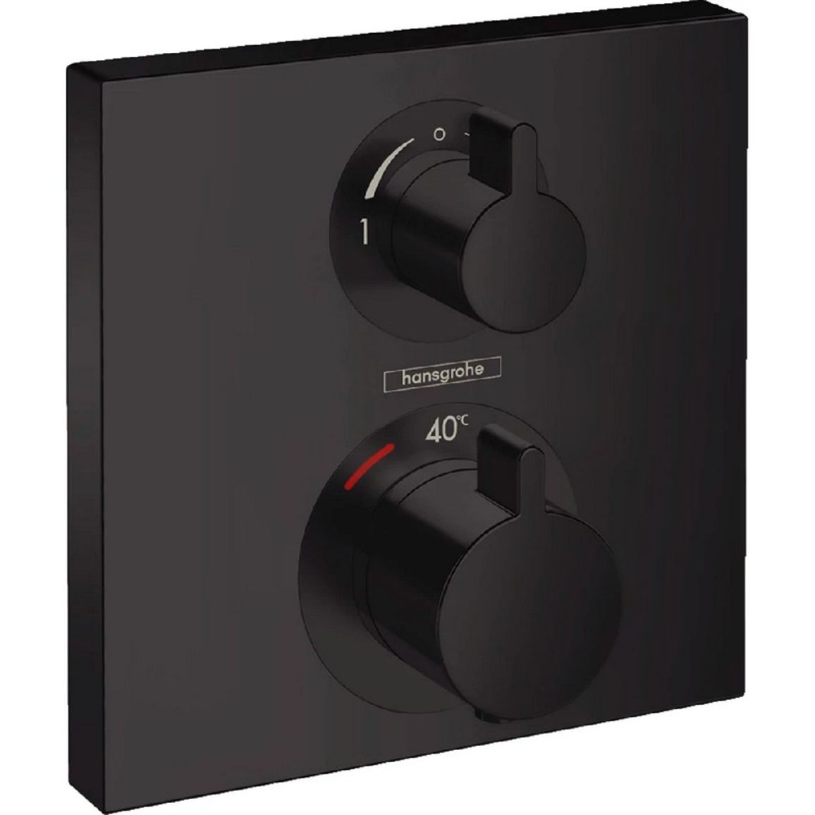 Термостат скрытого монтажа Ecostat Square 2 режима Matt Black Hansgrohe (15714670) Термостат скрытого монтажа Ecostat Square 2 режима Matt Black Hansgrohe (15714670)