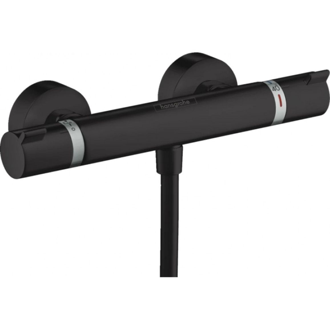Термостат для душу Ecostat Matt Black Hansgrohe (13116670) Термостат для душу Ecostat Matt Black Hansgrohe (13116670)