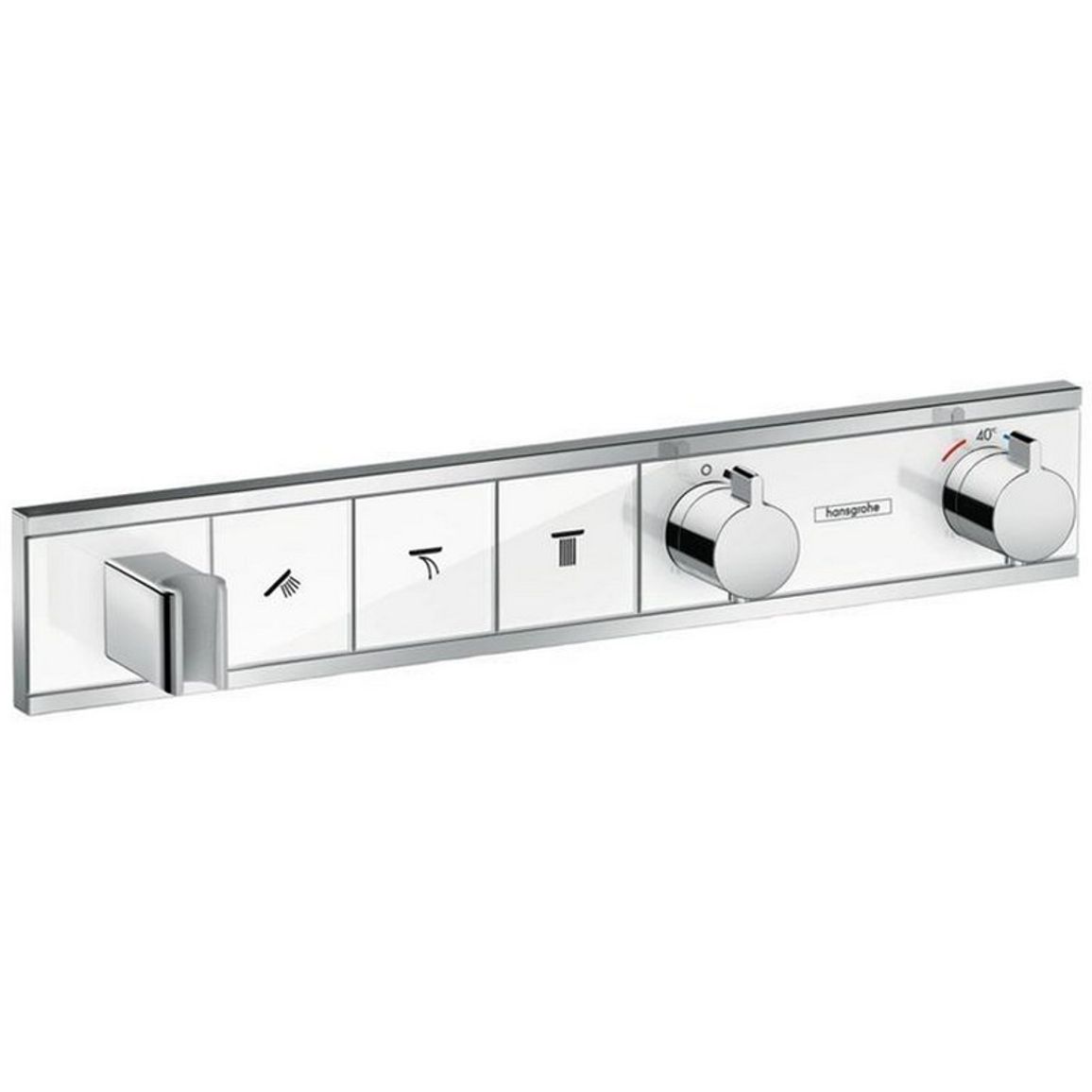 Термостат RainSelect White/Chrome Hansgrohe (15356400) Термостат RainSelect White/Chrome Hansgrohe (15356400)
