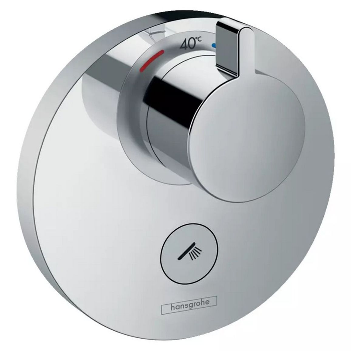 Термостат ShowerSelect S Highflow Chrome Hansgrohe (15742000) Термостат ShowerSelect S Highflow Chrome Hansgrohe (15742000)