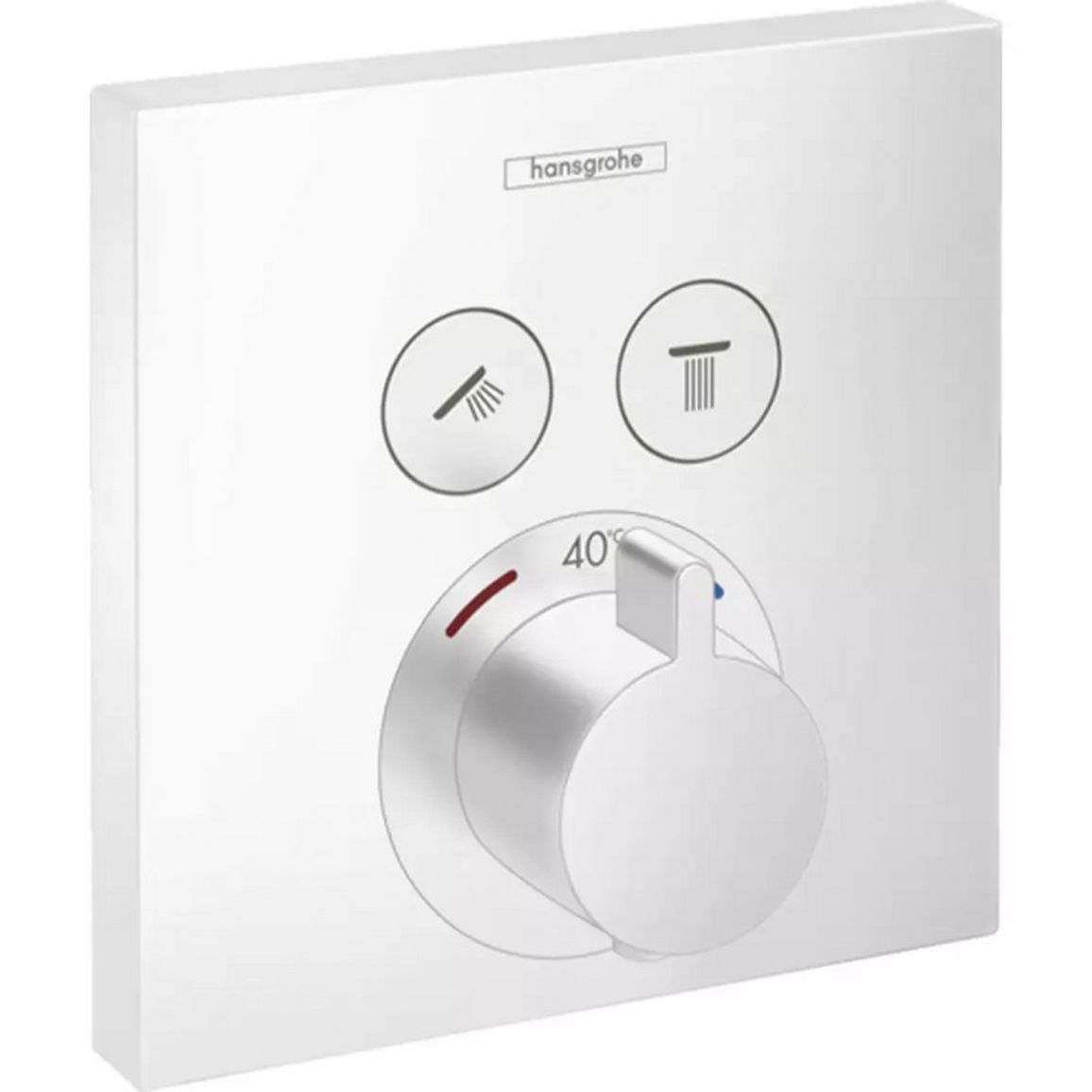 Термостат ShowerSelect Matt White Hansgrohe (15763700) Термостат ShowerSelect Matt White Hansgrohe (15763700)