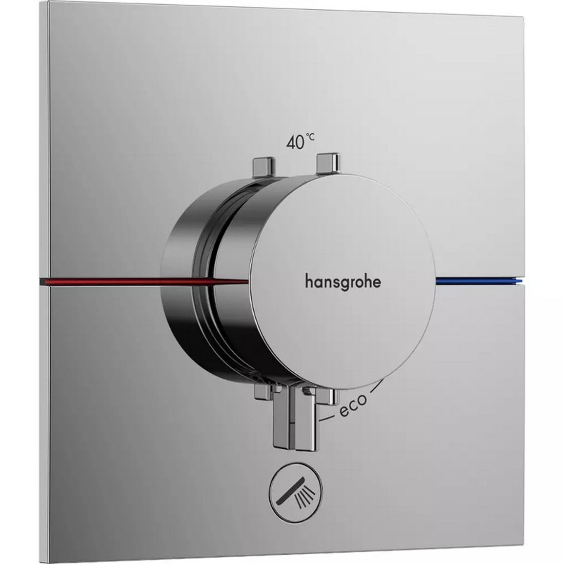 Термостат ShowerSelect Comfort E HighFlow на 1 функцию Chrome Hansgrohe (15575000) Термостат ShowerSelect Comfort E HighFlow на 1 функцию Chrome Hansgrohe (15575000)