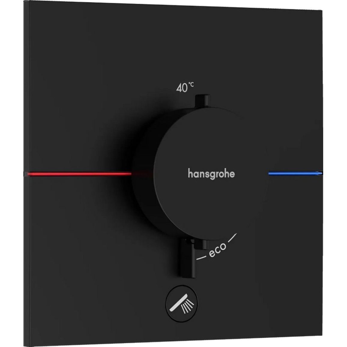 Термостат ShowerSelect Comfort E HighFlow на 1 функцию Matt Black Hansgrohe (15575670) Термостат ShowerSelect Comfort E HighFlow на 1 функцию Matt Black Hansgrohe (15575670)