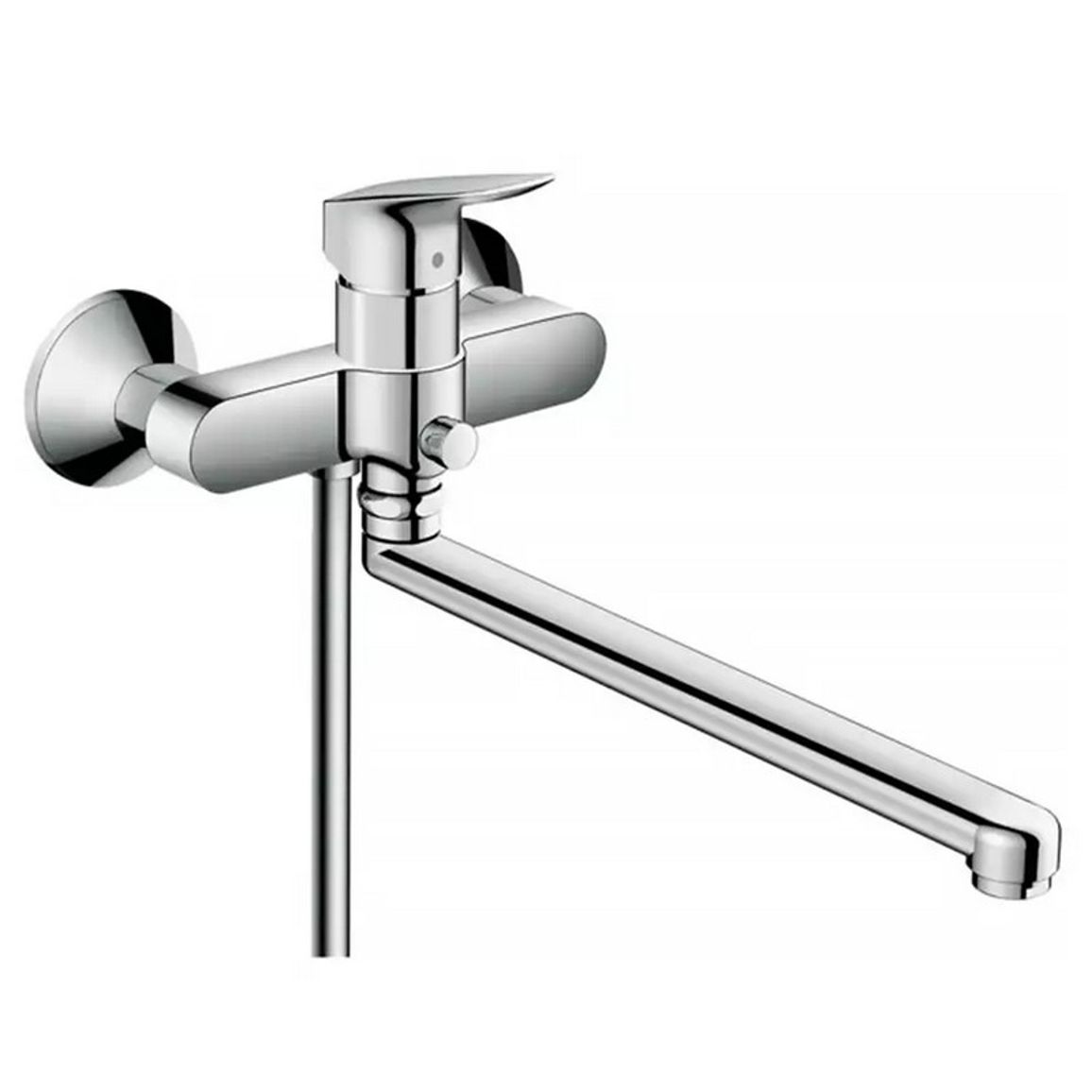 Смеситель для ванны Logis с длинным изливом Chrome Hansgrohe (71402000) Смеситель для ванны Logis с длинным изливом Chrome Hansgrohe (71402000)