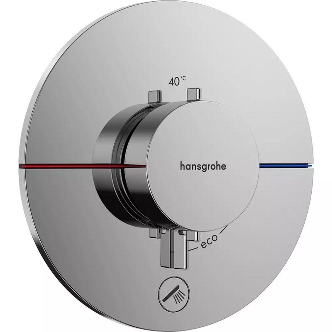 Термостат ShowerSelect Comfort S HighFlow на 1 функцию Chrome Hansgrohe (15562000) Термостат ShowerSelect Comfort S HighFlow на 1 функцию Chrome Hansgrohe (15562000)