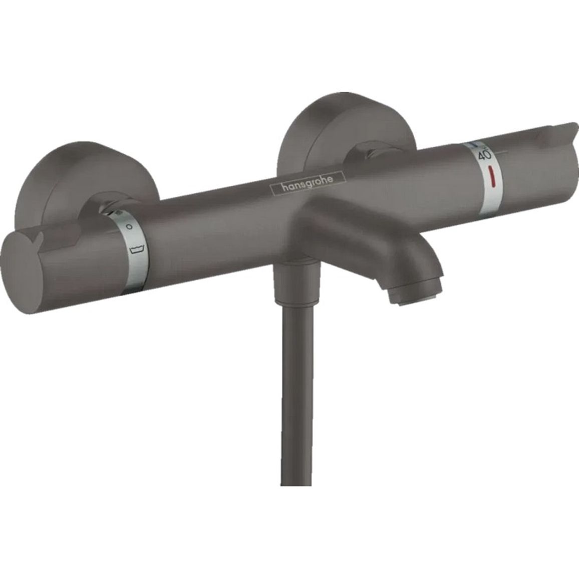 Термостат для ванны Ecostat Comfort Brushed Black Chrome Hansgrohe (13114340) Термостат для ванны Ecostat Comfort Brushed Black Chrome Hansgrohe (13114340)