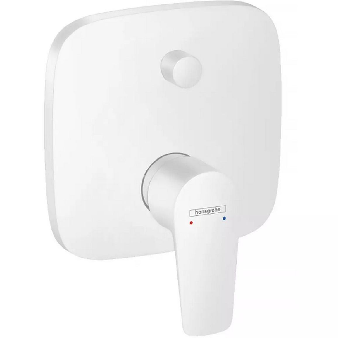 Смеситель для ванны и душа Talis E скрытого монтажа Matt White Hansgrohe (71745700)