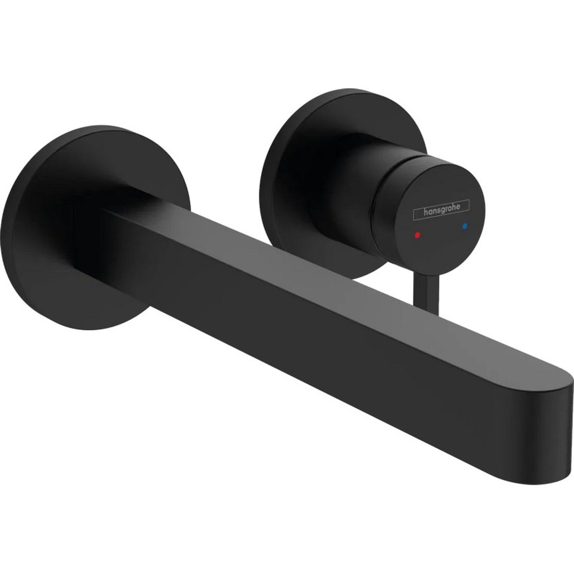 Смеситель для умывальника Finoris 225 из стены Matt Black Hansgrohe (76050670)