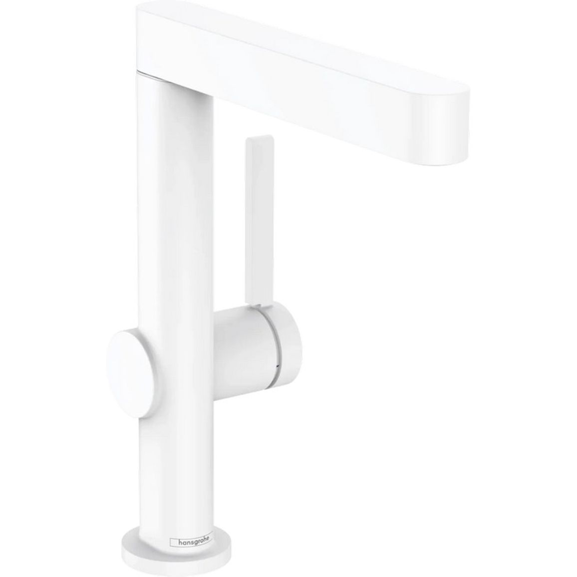 Смеситель для умывальника Finoris 230 2JET и д/к push-open, Matt White Hansgrohe (76060700)
