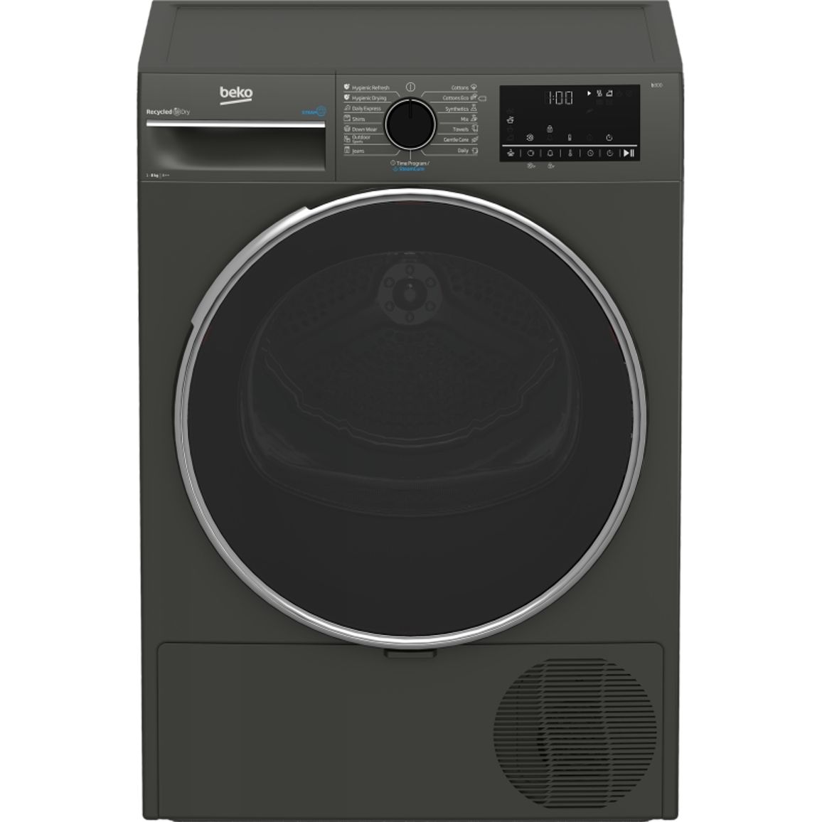 Сушильна машина 54,5 см B3T68239MG сірий Beko Сушильна машина 54,5 см B3T68239MG сірий Beko