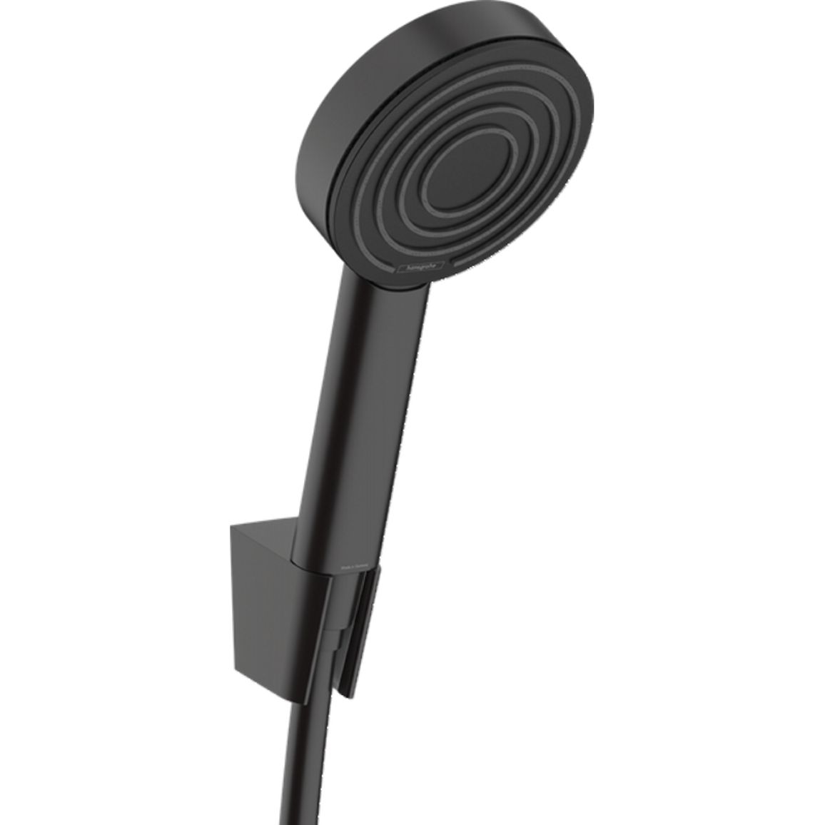 Душовий набір Hansgrohe Pulsify 105 1jet Porter 1.25 м  Matt Black Hansgrohe (24301670)