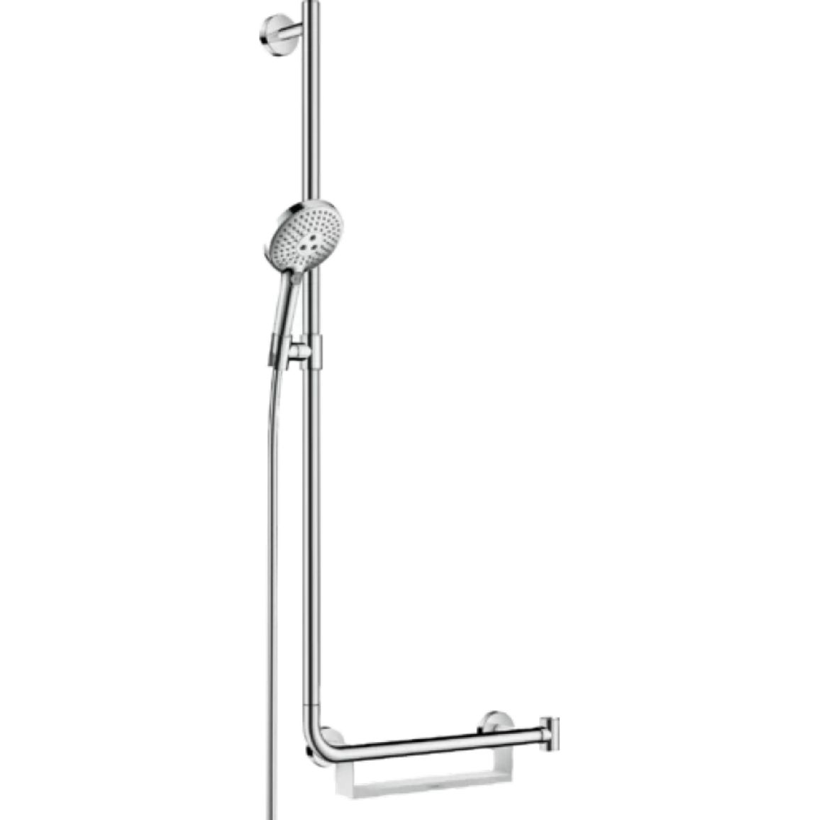 Душовий набір Hansgrohe Raindance Select S 120/110 см 3jet Left  Chrome Hansgrohe (26325000)