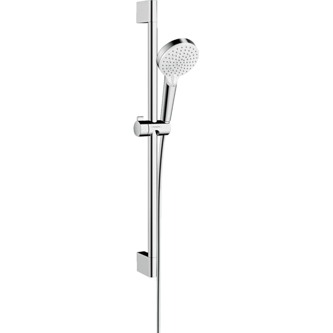 Душовий набір Showerpipe Crometta 100 Vario Green 6 л/хв  White/Chrome Hansgrohe (26555400)