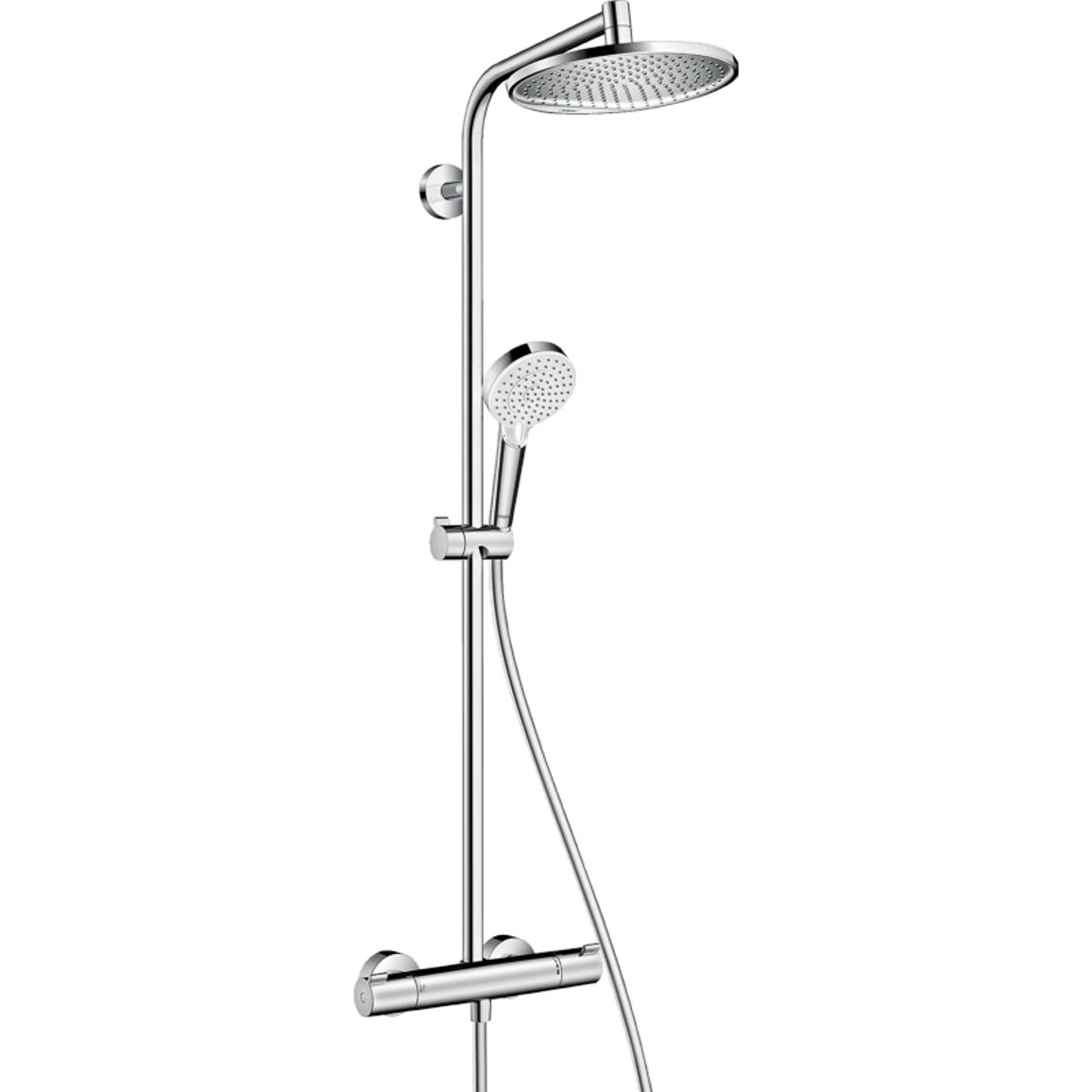 Душова система Hansgrohe Showerpipe Crometta S240 1jet з термостатом Chrome Hansgrohe (27267000) Душова система Hansgrohe Showerpipe Crometta S240 1jet з термостатом Chrome Hansgrohe (27267000)