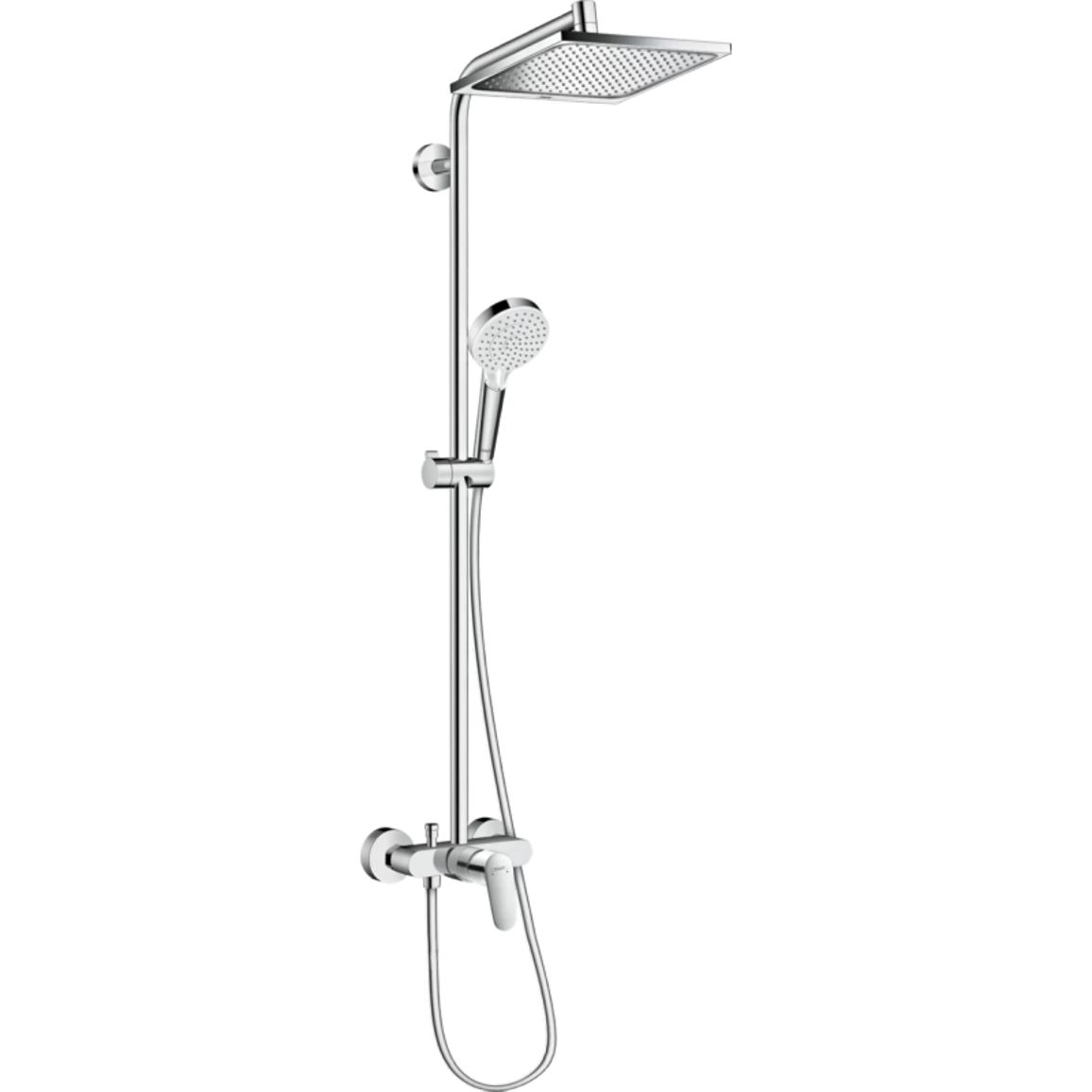Душова система Hansgrohe Crometta E Showerpipe 240 1jet зі змішувачем Chrome Hansgrohe (27284000) Душова система Hansgrohe Crometta E Showerpipe 240 1jet зі змішувачем Chrome Hansgrohe (27284000)