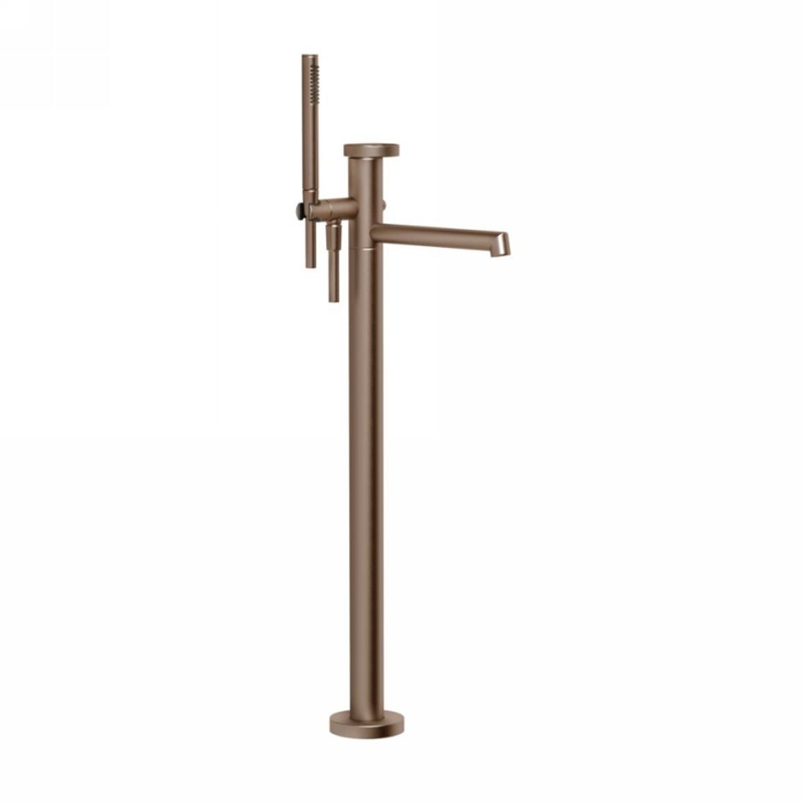 Смеситель для ванны Anello, напольный, наружная часть, Copper Bruched PVD Gessi (63328708) Смеситель для ванны Anello, напольный, наружная часть, Copper Bruched PVD Gessi (63328708)