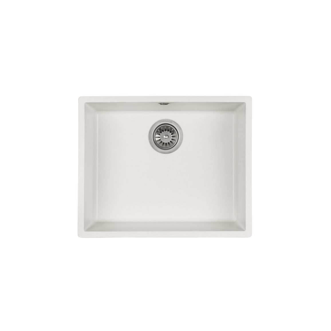 Мойка Under top L white (606*456mm.) гранит GRANADO