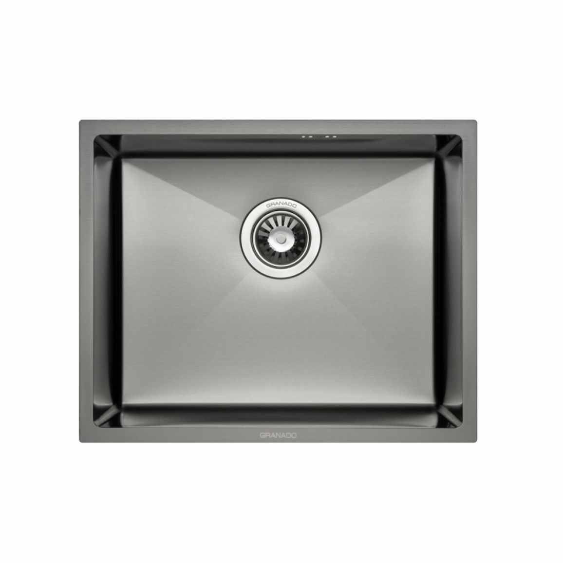 Мойка стальная Under top max STEEL S201 black (530*430*220mm) GRANADO Мойка стальная Under top max STEEL S201 black (530*430*220mm) GRANADO