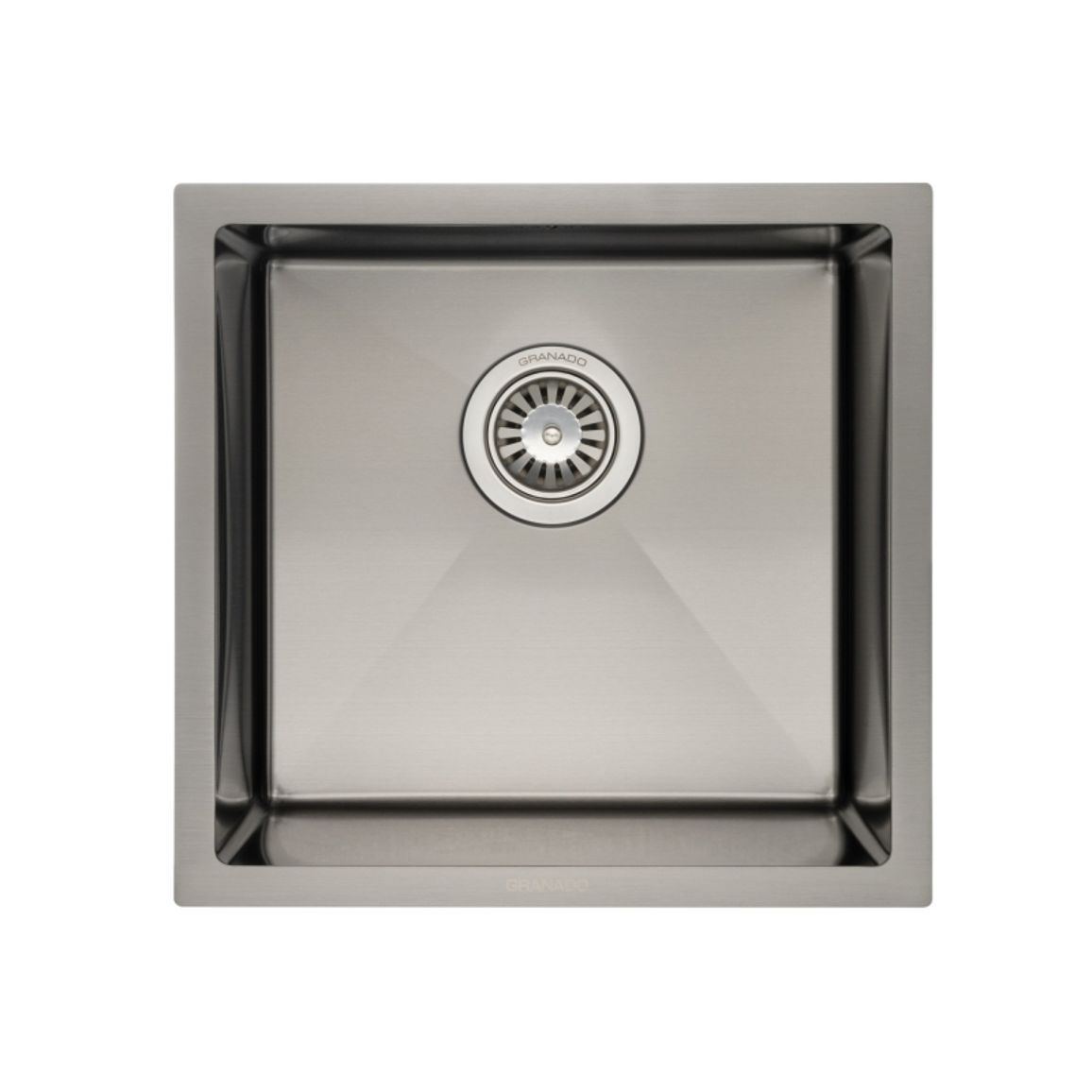 Мойка стальная Under top STEEL S201 black (450*430*220mm) GRANADO