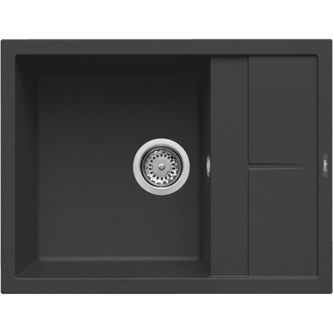 Мийка граніт UNICO 125 NERO 40 ELLECI Мийка граніт UNICO 125 NERO 40 ELLECI