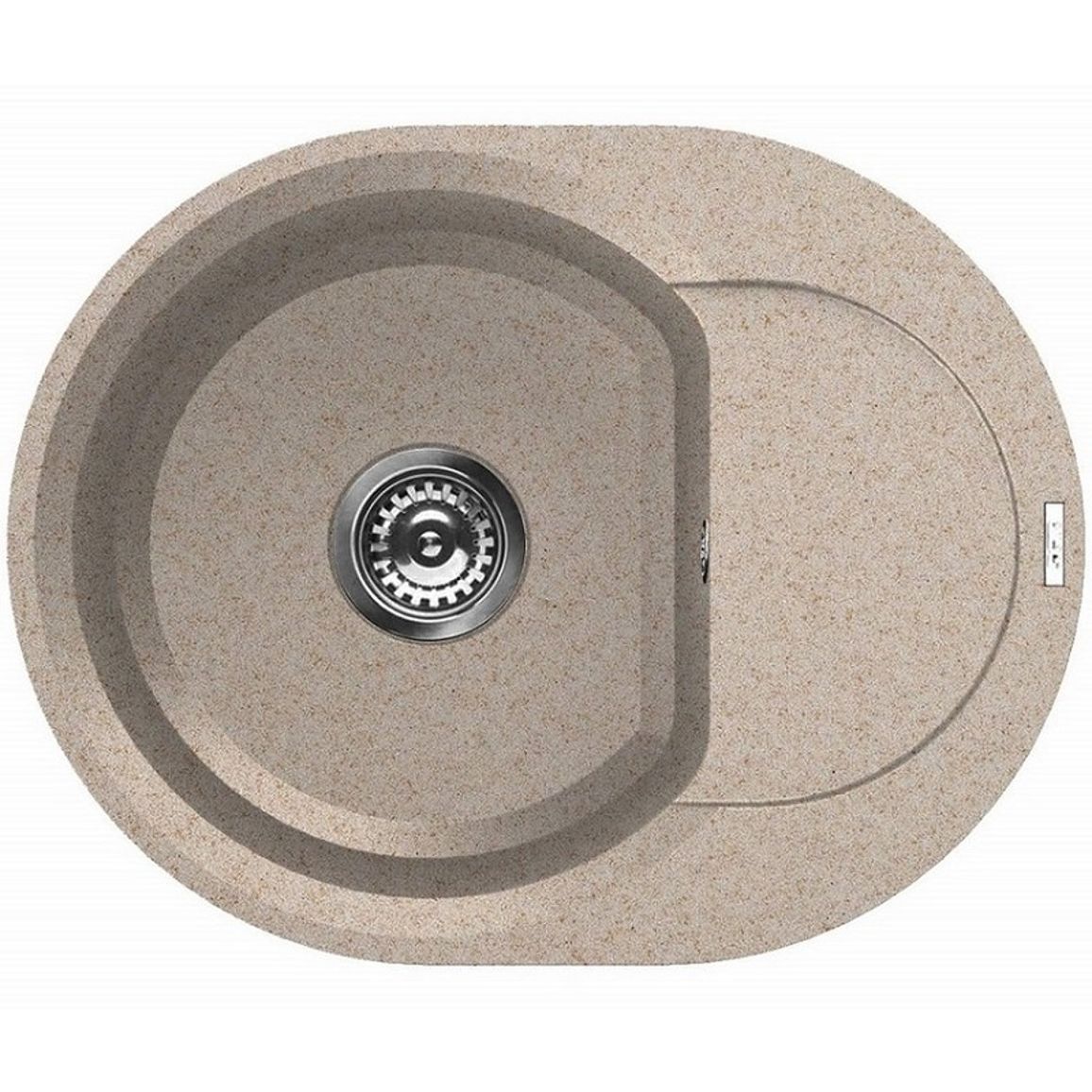 Мийка граніт EASY ROUND AVENA 51 ELLECI Мийка граніт EASY ROUND AVENA 51 ELLECI