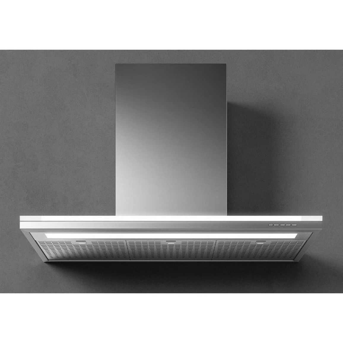 Витяжка пристінна LUMEN 90 NRS IX 800 (CLUN90.E14P2#NEUI490F) Falmec