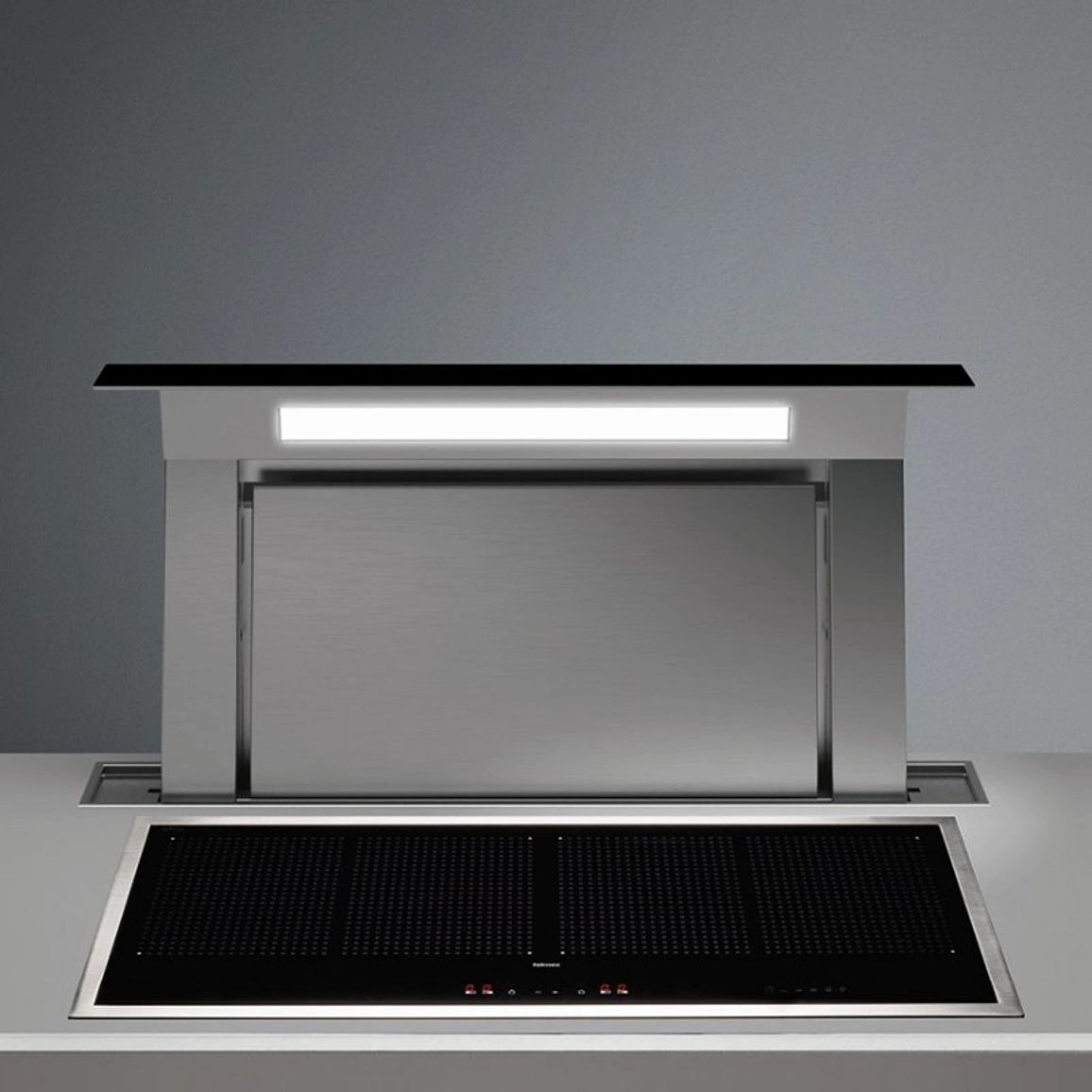 Витяжка вбудована DOWNDRAFT 120 BLACK GLASS (CDDW20.E1P2#ZZZN400F) Falmec