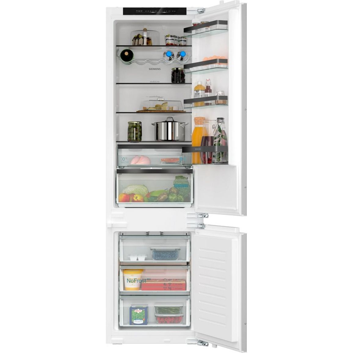 Вбудований холодильник 60см KI96NSFD0 Siemens Studio Line