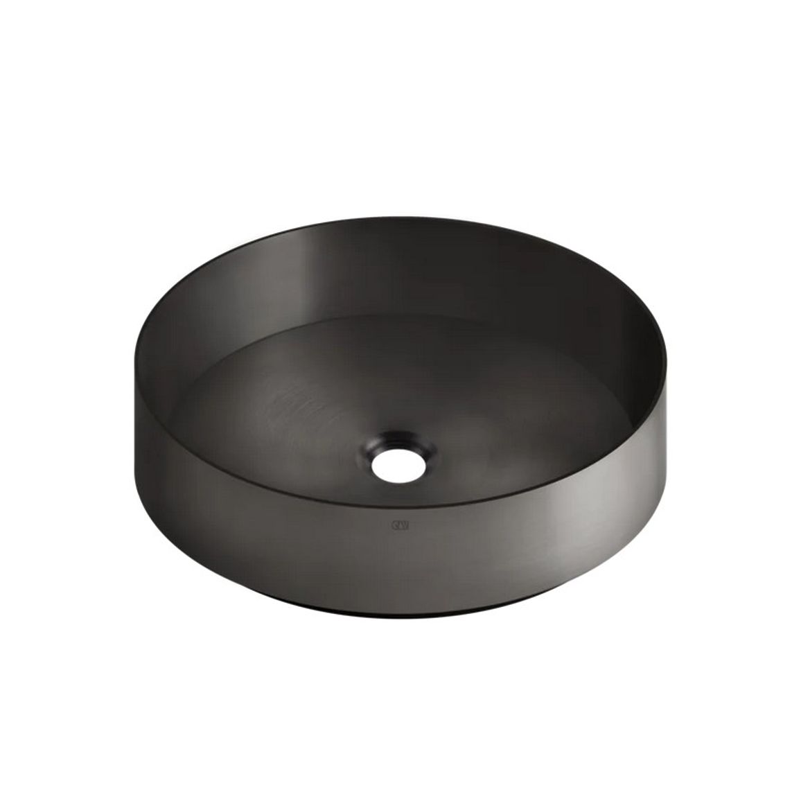 Умывальник Inciso накладной на столешницу, 40 см Black Metal Bruched PVD (54601707) Gessi Умывальник Inciso накладной на столешницу, 40 см Black Metal Bruched PVD (54601707) Gessi