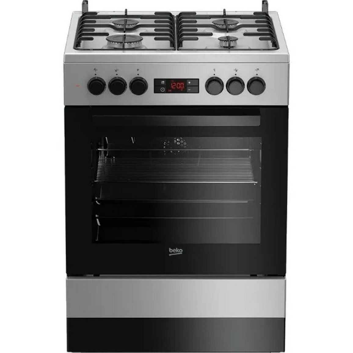 Плита комбінована нержавіюча сталь FSM62320DSS Beko