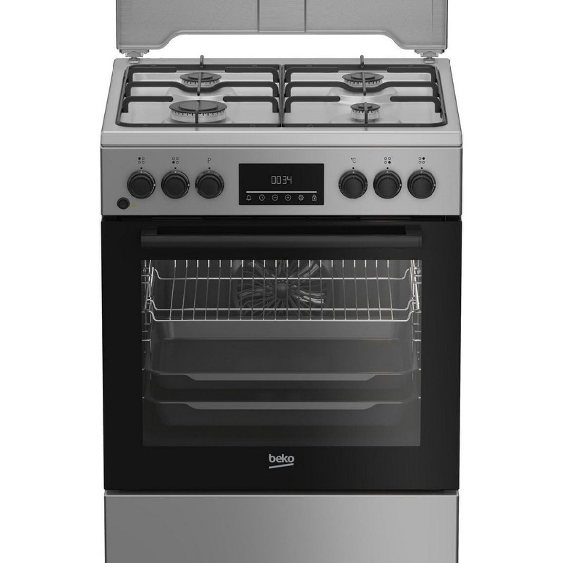 Плита комбінована нержавіюча сталь FBM62320SDS Beko