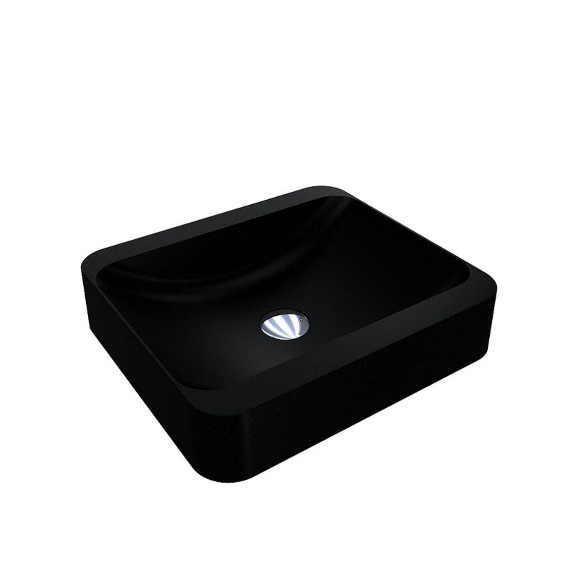 Умивальник GENEVA MIRASTONE black shine mirastone Miraggio Умивальник GENEVA MIRASTONE black shine mirastone Miraggio