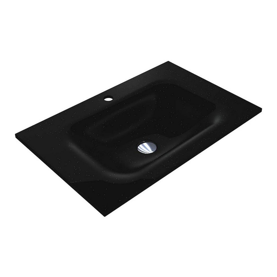 Умивальник JESSEL 700 MIRASTONE black shine mirastone Miraggio Умивальник JESSEL 700 MIRASTONE black shine mirastone Miraggio